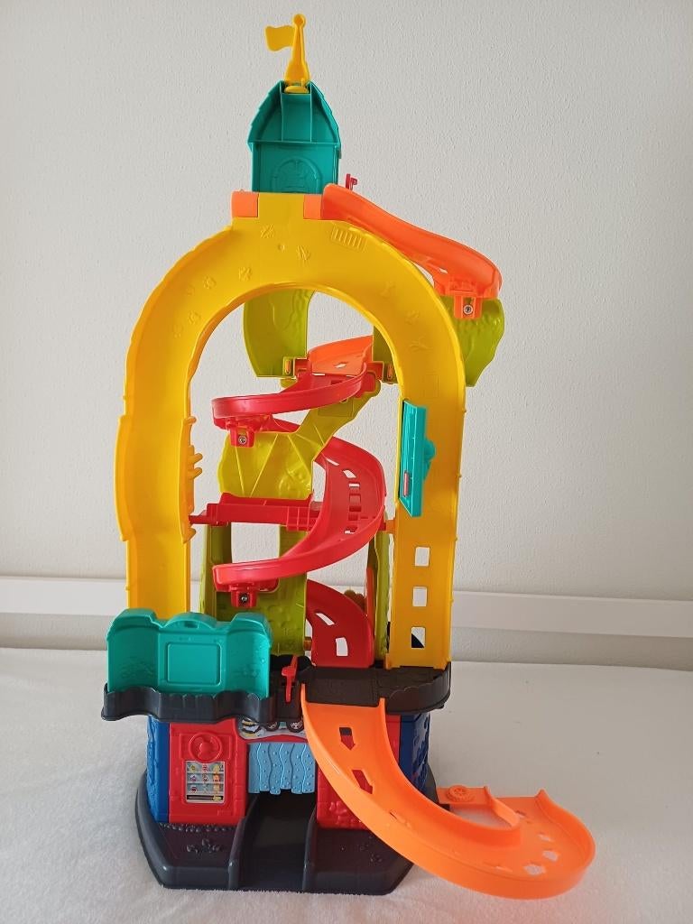 Fisher Price Little People Zit en Sta Wheelies Garage - zgan, Ophalen, Zo goed als nieuw, Speelset