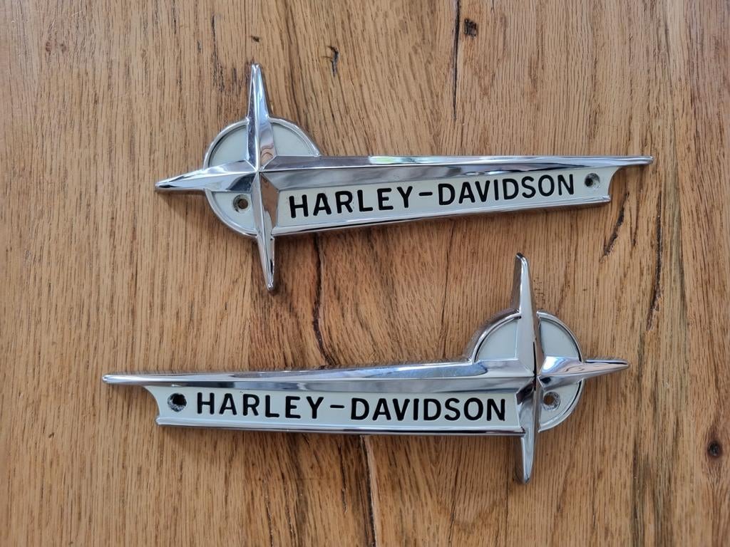 Harley tankemblemen style 61-62, Motoren, Ophalen of Verzenden, Gebruikt