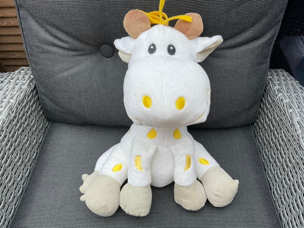 Nieuwe giraffe knuffel wit geel bruin 30cm World of Plush, Ophalen, Zo goed als nieuw