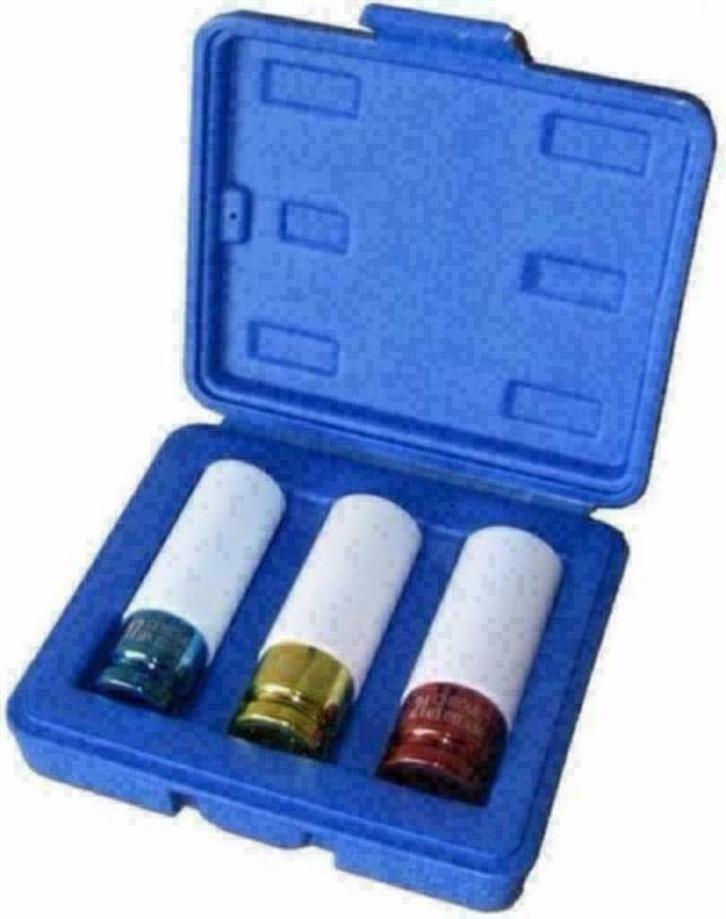 3 delige dopensleutel set met teflon bescherming T544, Auto diversen, Autogereedschap, Nieuw, Ophalen of Verzenden