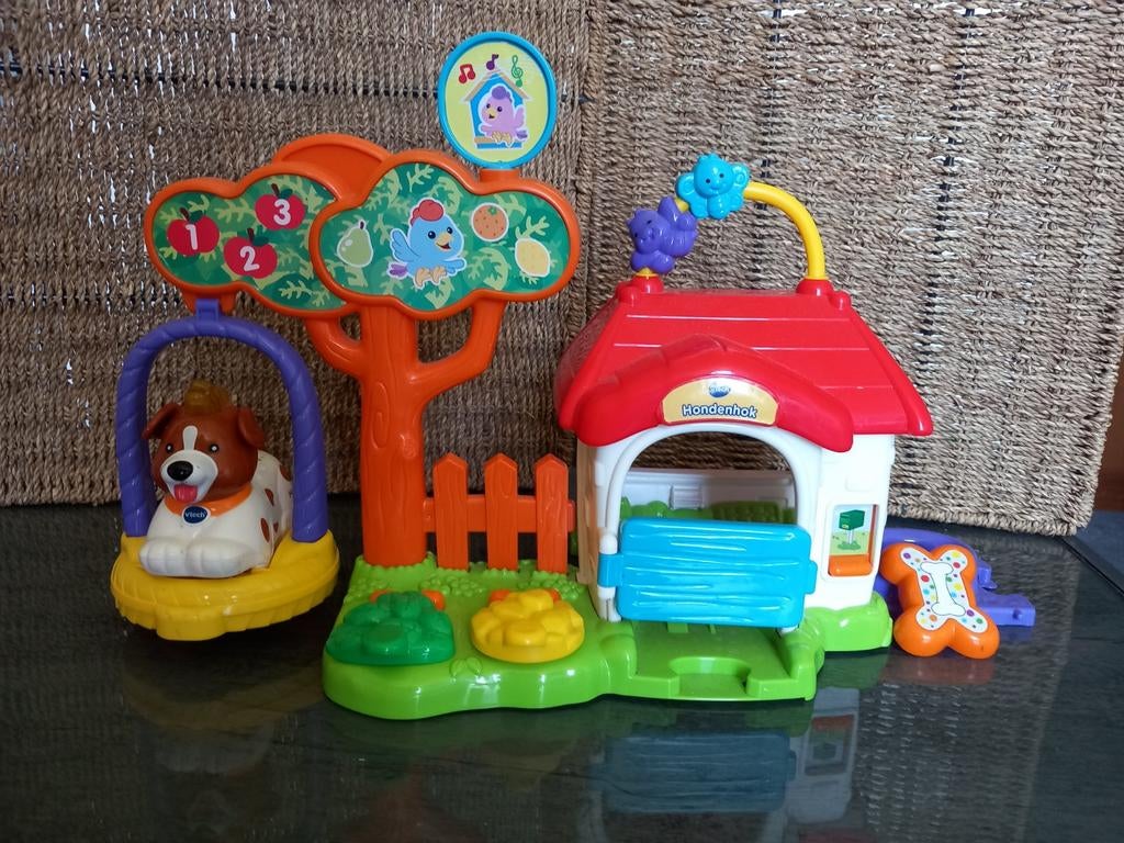 Zoef zoef  vtech  hondenhok, Kinderen en Baby's, Speelgoed | Vtech, Ophalen, Zo goed als nieuw, 6 maanden tot 2 jaar