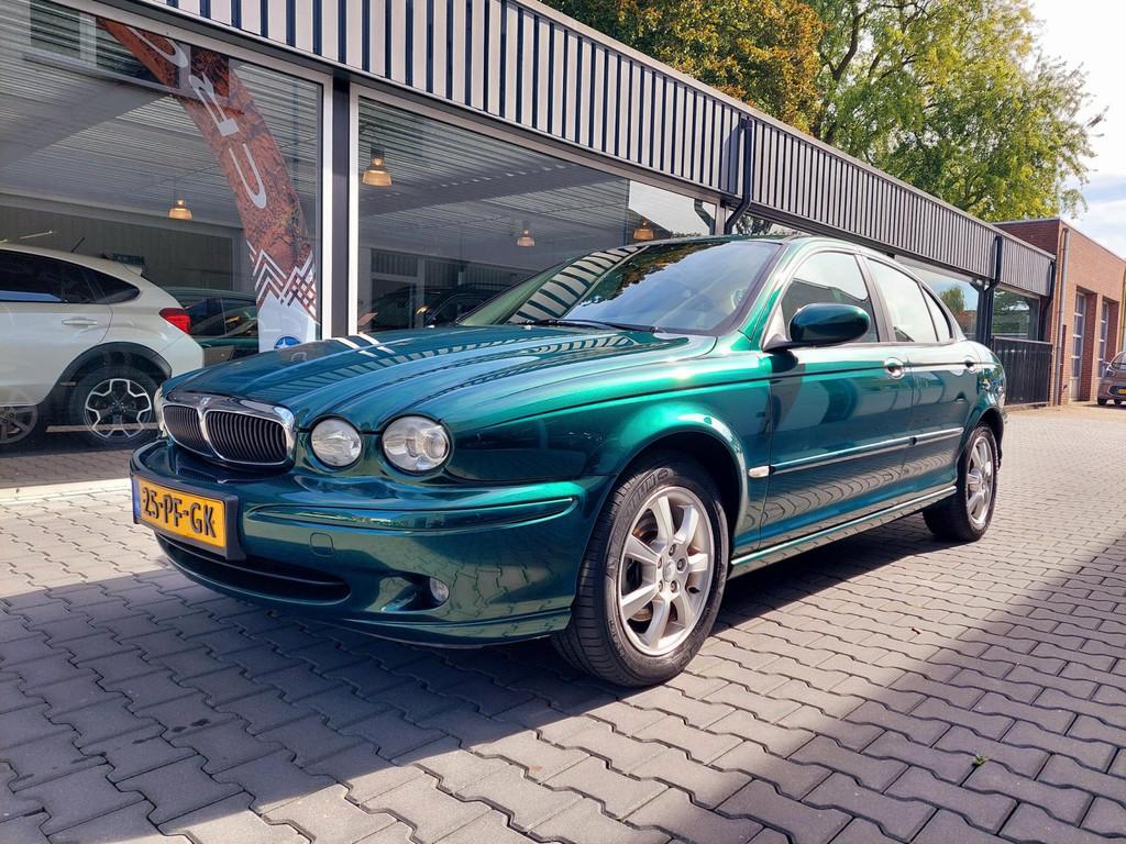 Jaguar X-type 2.0 V6 Business Edition 21 jaar dezelfde eigen, Auto's, Jaguar, Voorwielaandrijving, Stof, Beige, 156 pk