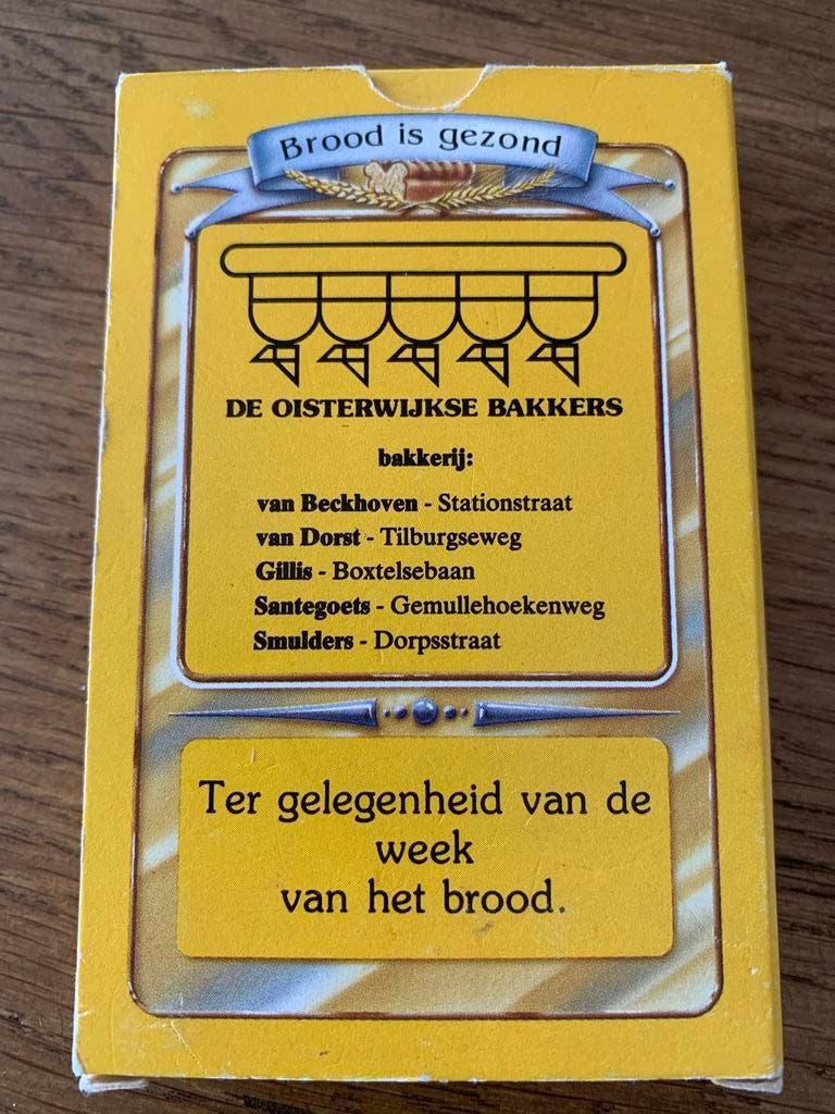 De Oisterwijkse Bakkers Kwartet - nieuw, Verzamelen, Speelkaarten, Jokers en Kwartetten, Ophalen of Verzenden, Zo goed als nieuw
