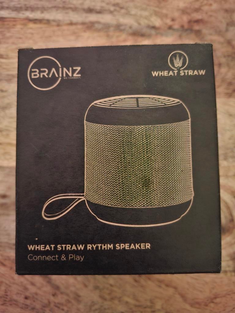 Brainz Wheat Straw Rythm Speaker, Audio, Tv en Foto, Luidsprekers, Overige merken, Nieuw, Ophalen of Verzenden, Minder dan 60 watt