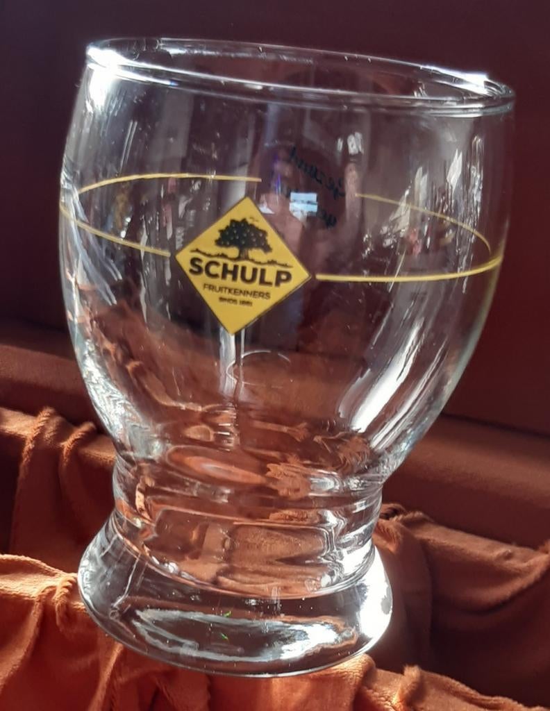 Schulp Fruitkenners drinkglas - Sinds 1861, Antiek en Kunst, Ophalen of Verzenden