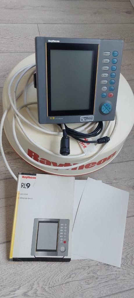 Raymarine Raytheon radar RL9 (compleet).
Weinig uren gedraai, Ophalen of Verzenden, Zo goed als nieuw, Radar