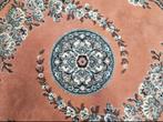Vintage oosters achthoekig vloerkleed Pink floral 127x127cm, Crème, Onbekend, Ophalen of Verzenden, Zo goed als nieuw