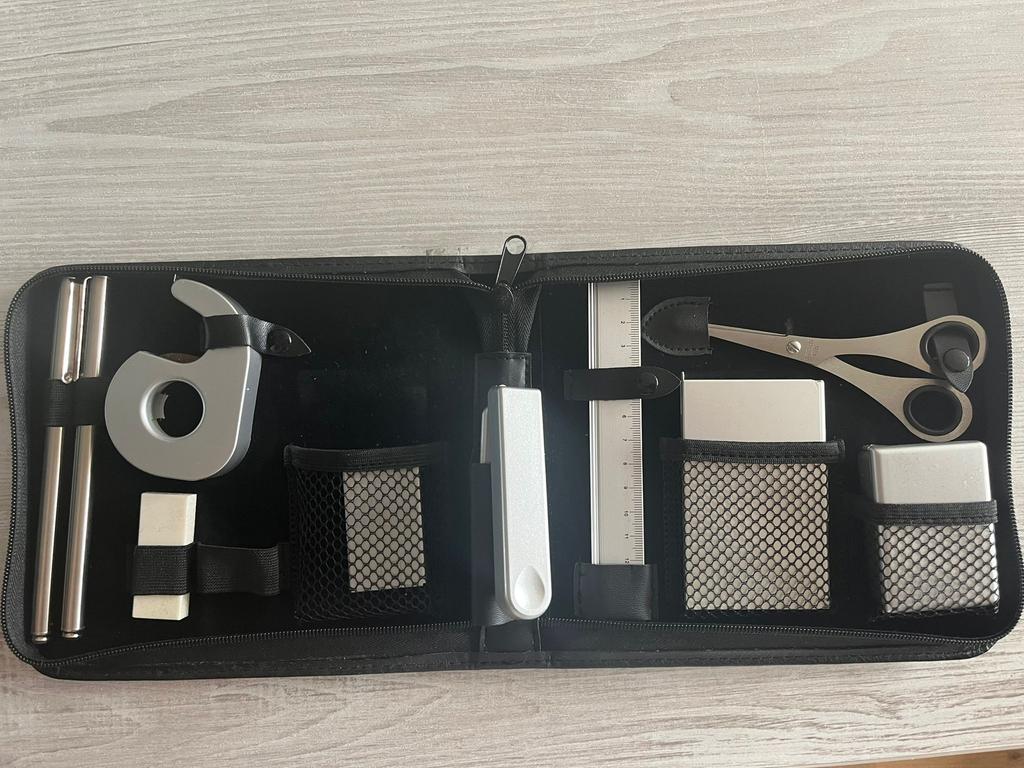 Kantoor etui met veel accessoires, Ophalen of Verzenden, Zo goed als nieuw