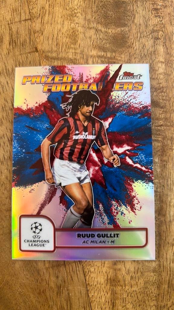 Ruud gullit case hit topps prized footballers, Ophalen of Verzenden, Zo goed als nieuw, Buitenlandse clubs