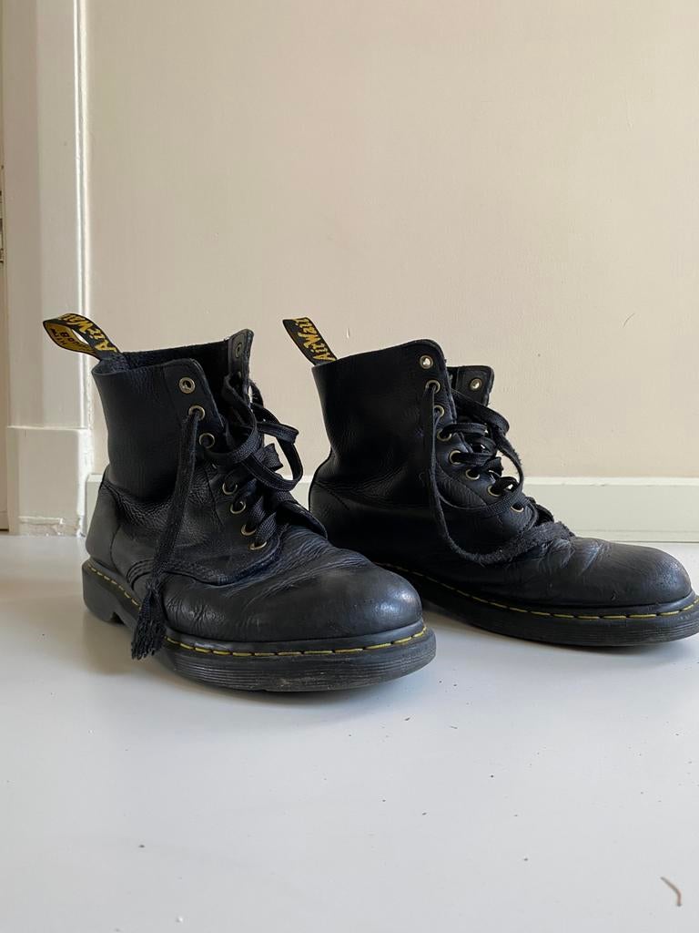 Dr. Martens, Ophalen, Zwart, Boots, Gedragen