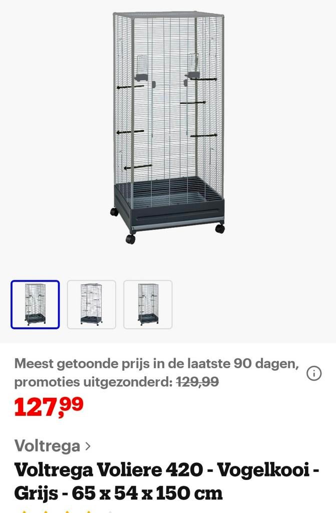 Vogelkooi kooi volière, Ophalen, Zo goed als nieuw, Hout, Vogelkooi