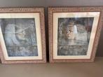 Ramses & cleopatra schilderijen 77x90 john parrish, Ophalen, Zo goed als nieuw, Hout, Minder dan 50 cm