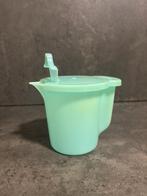 Vintage Tupperware Blue Pitcher Creamer, Ophalen of Verzenden, Gebruikt, Groen, Beker of Kan