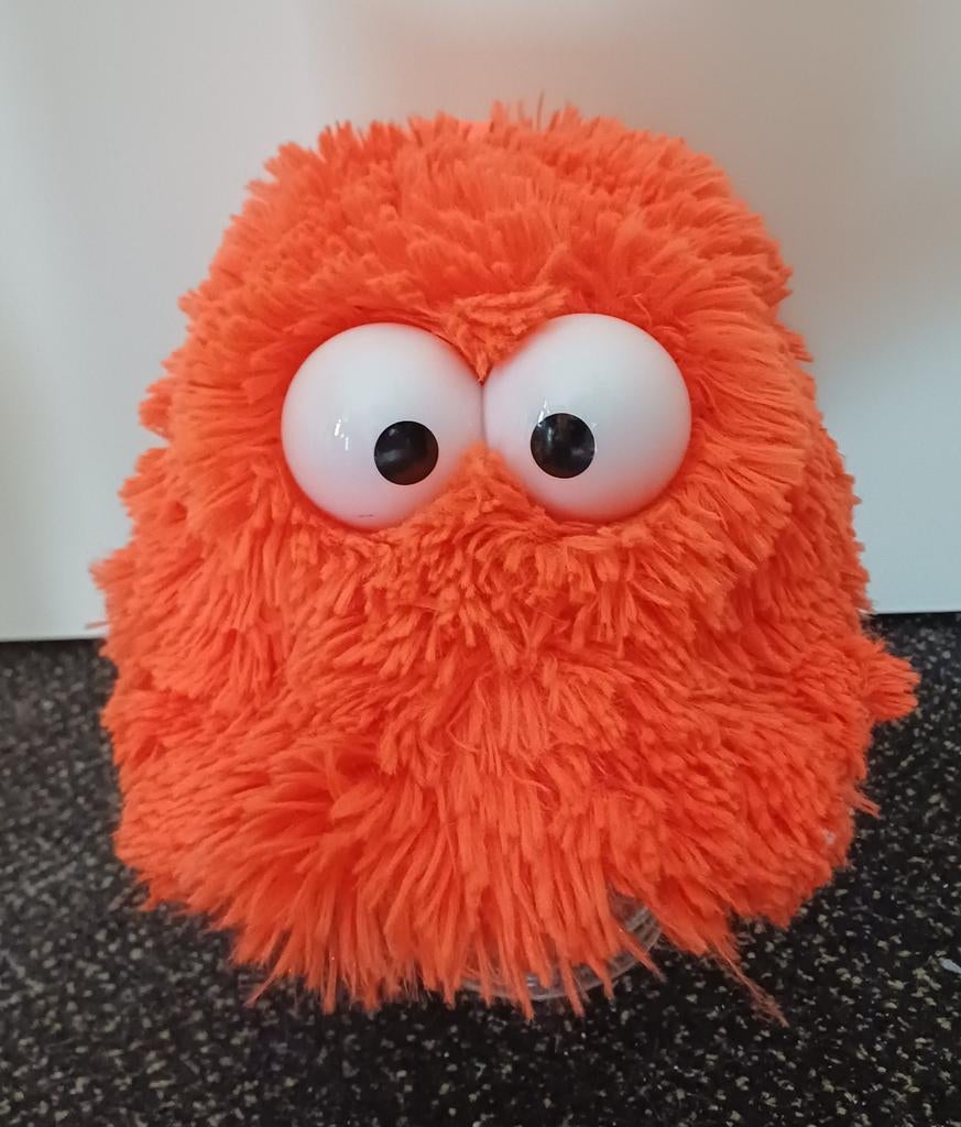 Oranje knuffel pet voor Koningsdag, Ophalen, Zo goed als nieuw, Hoed of Pruik, Oranje of Koningsdag