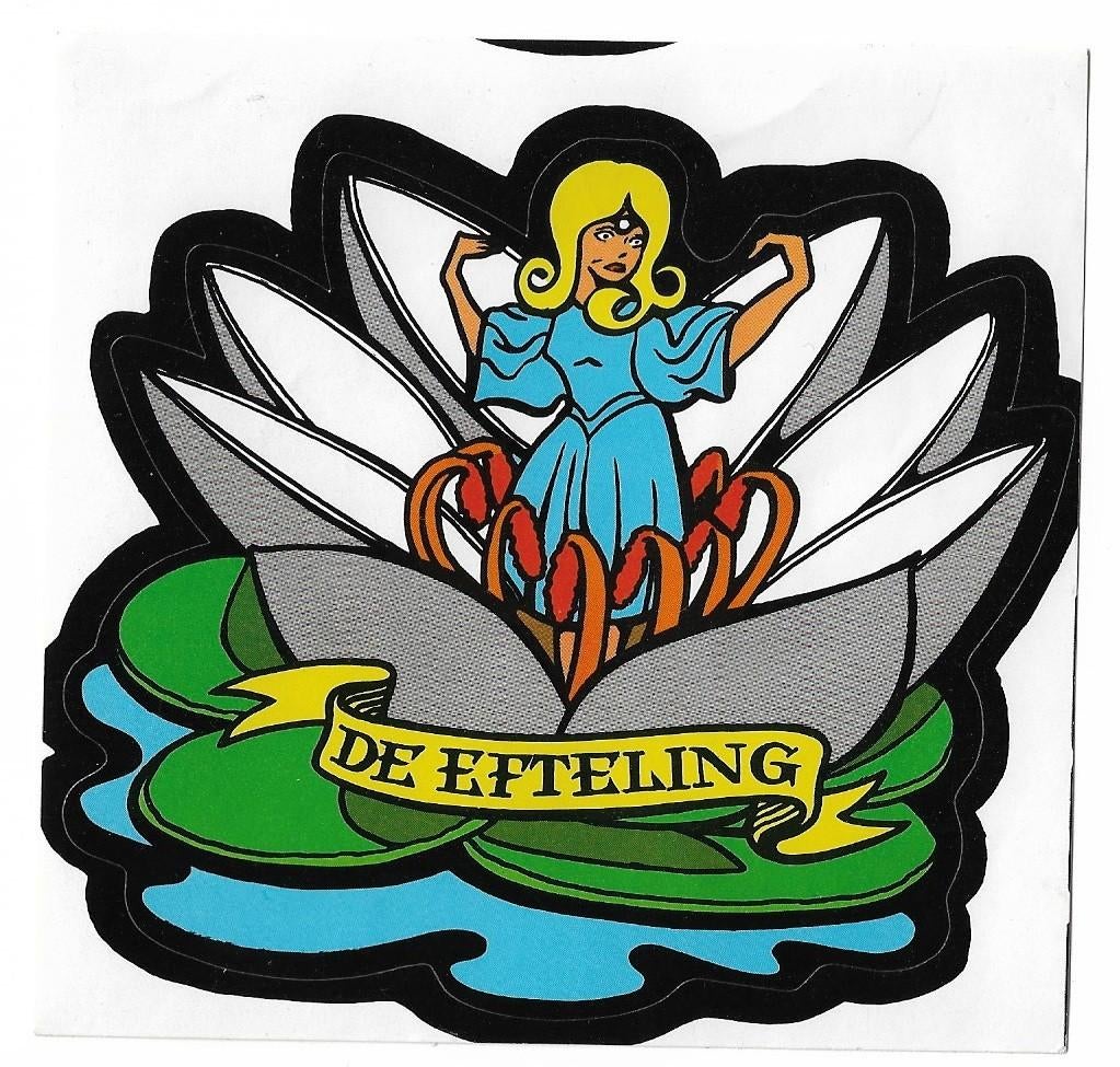 efteling - sticker Indische Waterlelie, Ophalen of Verzenden, Zo goed als nieuw, Overige typen