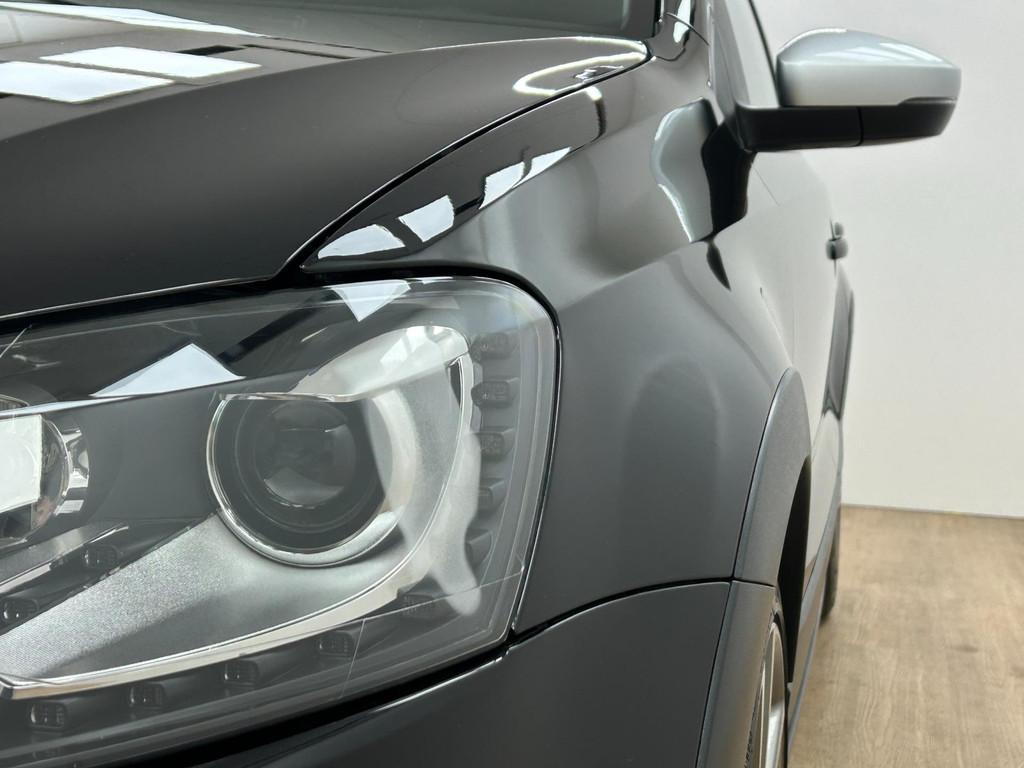 Volkswagen POLO Occasion 1.2 TSI Cross | Zwart | Tweedehands, Auto's, Euro 5, Stof, Gebruikt, Zwart