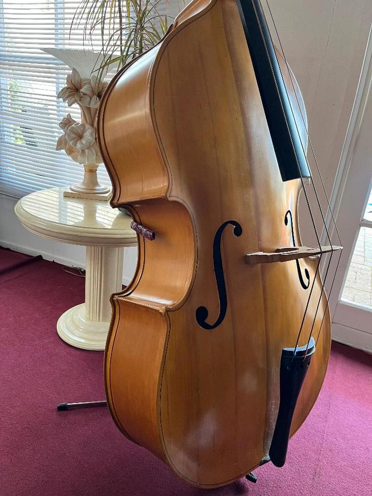 contrabas 4/4, Muziek en Instrumenten, Strijkinstrumenten | Contrabassen, Gebruikt, 4/4-contrabas, Ophalen