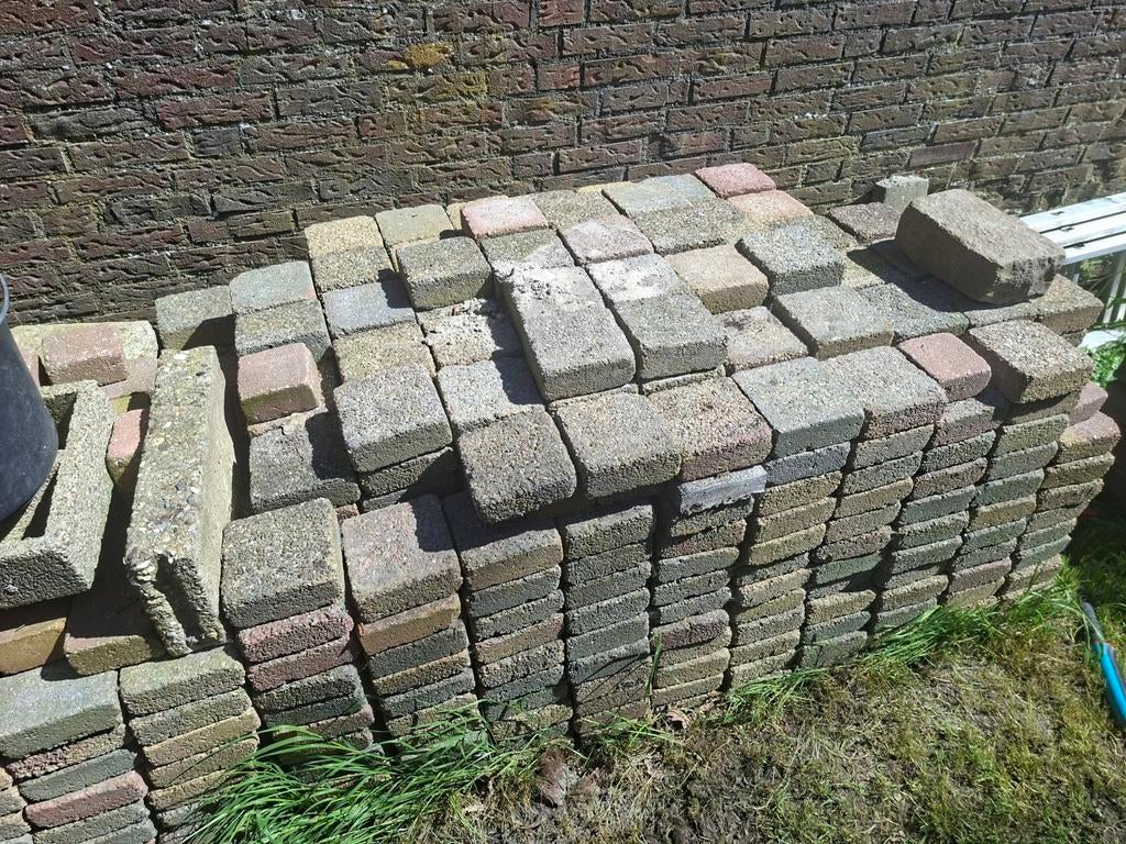 Straat steenen 15x15, Tuin en Terras, Ophalen, Beton, Terrastegels