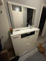 Schoenenkast met spiegel, garderobe en kapstok - Duits desig, Ophalen, Overige materialen, Gebruikt, 50 tot 100 cm