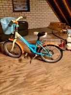Gazelle kinderfiets - Blauw/Oranje - Goede staat, Fietsen en Brommers, Ophalen of Verzenden, Gebruikt, 16 tot 20 inch, Gazelle