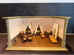 Antieke Kamer met meubeltjes, Verzamelen, Poppenhuizen en Toebehoren, Ophalen, Poppenhuis