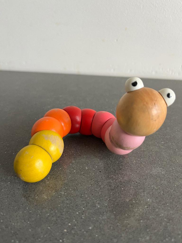 Houten Rupsje Nooitgenoeg, Kinderen en Baby's, Ophalen of Verzenden, Gebruikt