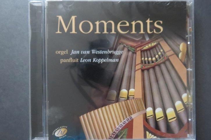Cd orgel en panfluit: Moments, Jan van Westenbrugge en Leon, Cd's en Dvd's, Cd's | Religie en Gospel, Nieuw in verpakking, Gospel