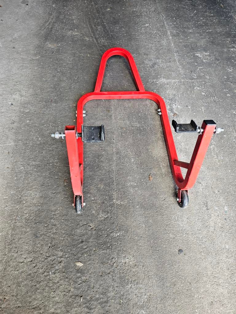 Rode paddock stand, Ophalen