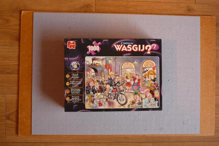Wasgy? Destiny no.7 '' ROCK AROUND THE CLOCK! '' 1000 st., Hobby en Vrije tijd, Denksport en Puzzels, Gebruikt, Legpuzzel, 500 t/m 1500 stukjes