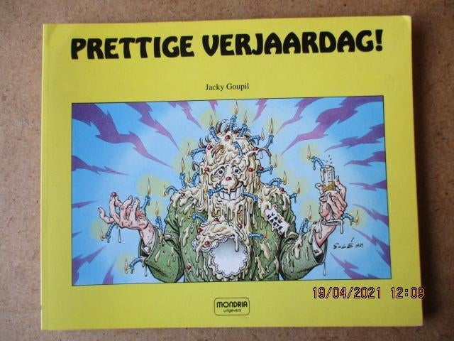 adv1512 mondria cartoonreeks 1, Eén stripboek, Ophalen, Gelezen