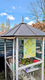 Koperen dak voor op een tuinhuis, Tuin en Terras, Kassen, Ophalen, Glas, Aluminium