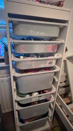 Trofast met bakjes, Ophalen, Gebruikt, 105 cm of meer, Minder dan 75 cm