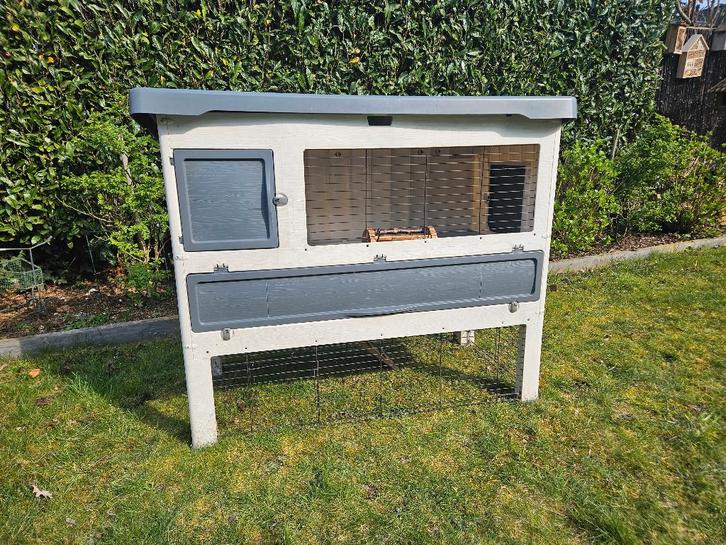 Ferplast grand lodge 140, Dieren en Toebehoren, Knaagdieren en Konijnen | Hokken en Kooien, Gebruikt, Hok, 90 cm of meer, 110 cm of meer