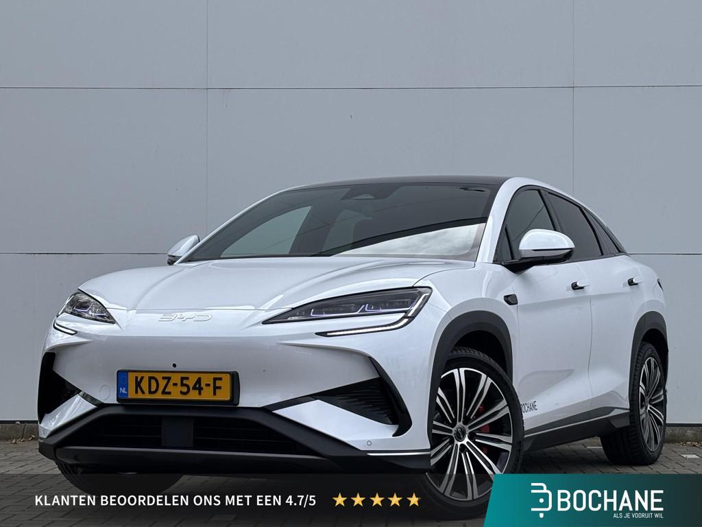 BYD SEALION 7 Design AWD 82.5 kWh | Panoramadak | 360 Camera, Auto's, BYD, Automaat, Met garantie (alle), Wit, Origineel Nederlands