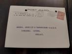 Briekaat met Perfin  W. A  SPARROW & Co Ltd  5 Januari 1928, Ophalen of Verzenden, Briefkaart