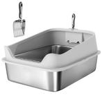 Kattenbak deluxe rvs, Dieren en Toebehoren, Ophalen, Nieuw, Open