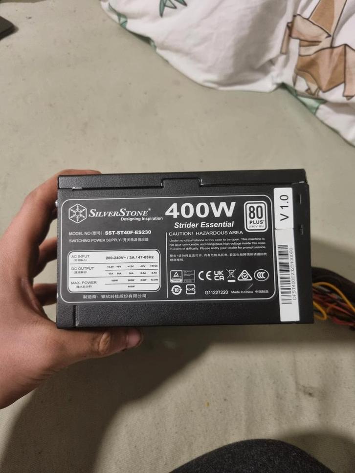 Silverstone 400W Computer Voeding - Werkend, Computers en Software, Interne voedingen, Ophalen