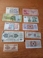 Verschillende bankbiljetten set 8, Ophalen of Verzenden