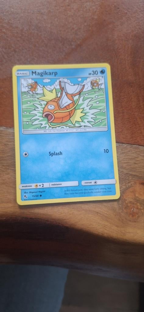 Magikarp 15, Hobby en Vrije tijd, Verzamelkaartspellen | Pokémon, Ophalen of Verzenden, Zo goed als nieuw