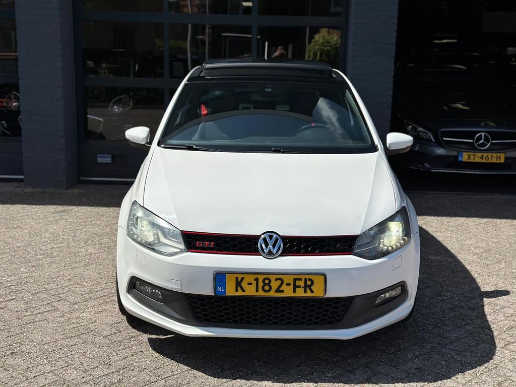 Volkswagen Polo 1.4 TSI GTI Led|Pano|Dsg|StoelVw|Climatronic, Auto's, Euro 5, 4 cilinders, Wit, 630 kg