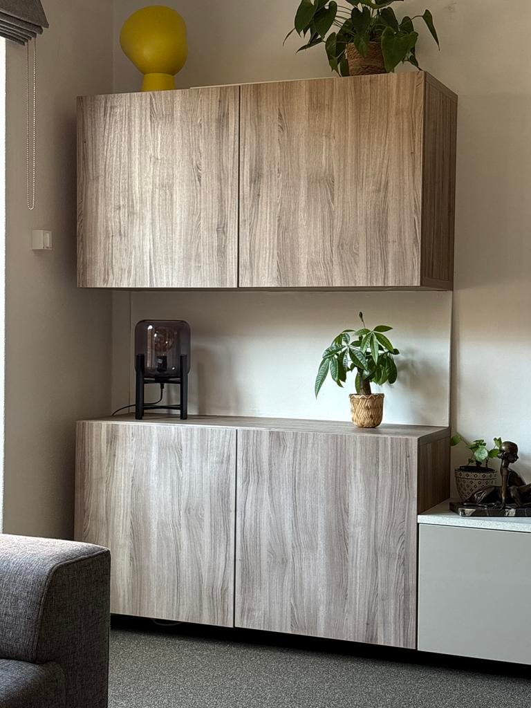 Twee IKEA kasten - Bovenkast en onderkast, Ophalen, Gebruikt