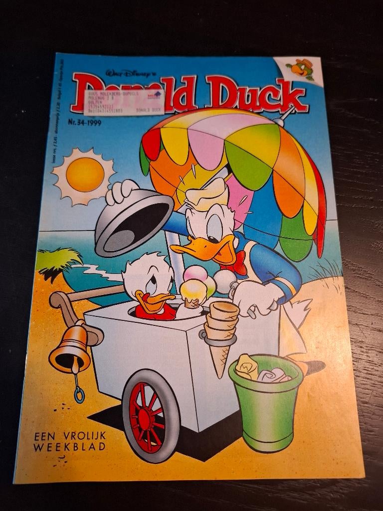 Donald Duck Nr. 34 Jaar 1999, Boeken, Stripboeken, Gelezen, Eén stripboek, Ophalen of Verzenden, Donald Duck