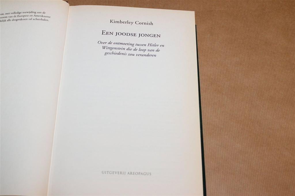 Een Joodse Jongen — Hitler & Wittgenstein Ontmoeting, Boeken, Geschiedenis | Wereld, Ophalen of Verzenden, Gelezen, Europa