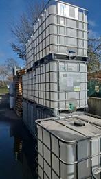 10 mooie ibc vatten. Hout kratten., 150 liter of meer, Ophalen, Zo goed als nieuw