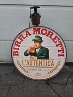 Birra Moretti Wandbord met Verlichting - 45cm, Ophalen of Verzenden