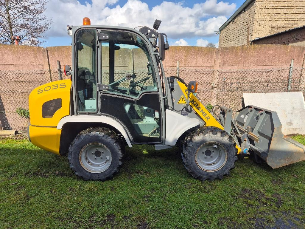 Kramer 5035 wiellader, Ophalen, Wiellader of Shovel
