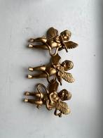 3 goudkleurige engeltjes, Ophalen of Verzenden, Zo goed als nieuw