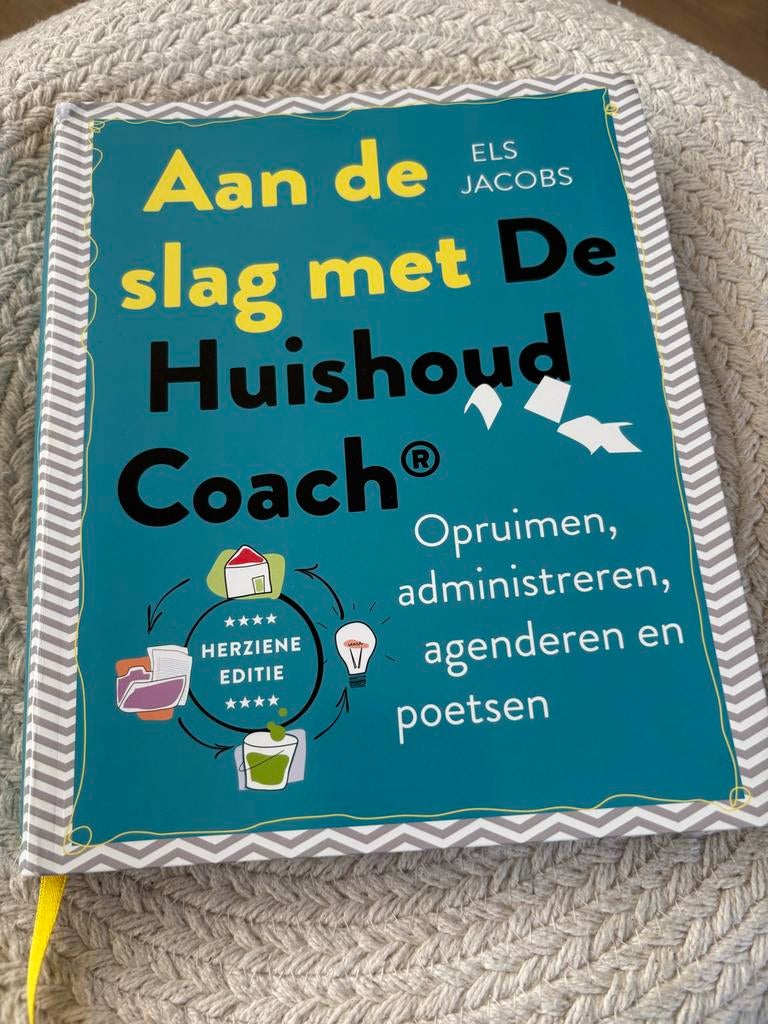 Aan de slag met De Huishoud Coach - Els Jacobs (Herziene Edi, Boeken, Ophalen of Verzenden, Zo goed als nieuw, Overige soorten