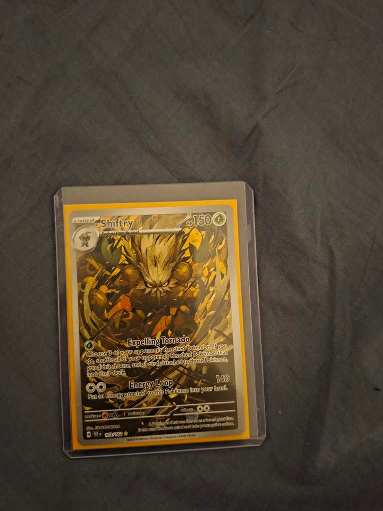 Shiftry 163/162, Ophalen of Verzenden, Zo goed als nieuw, Losse kaart, Foil