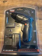 Ferm Li-Ion Schroevendraaier 4V 1.3Ah CDM1136 Nieuw, Doe-het-zelf en Verbouw, Gereedschap | Boormachines, Variabele snelheid, Nieuw